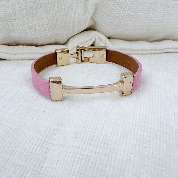 H Pink and Gold Bracelet - Picture 2 of 3
